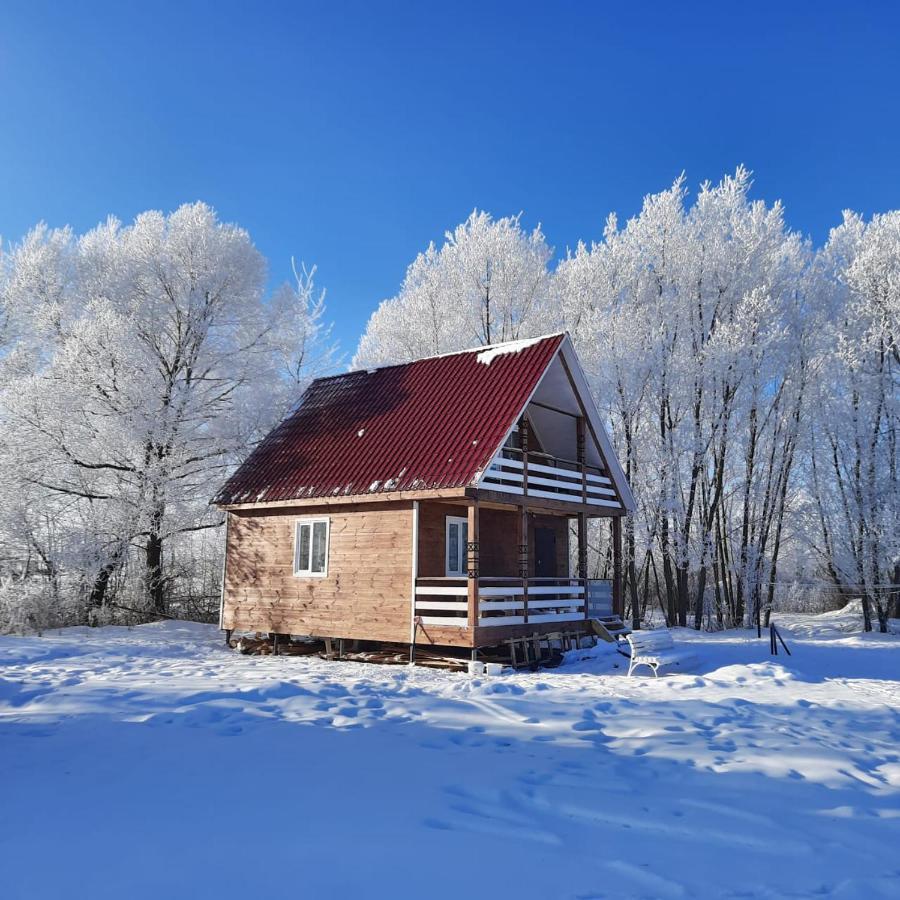 Шале белые Пески Подмосковье.